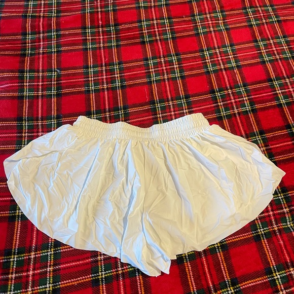 White Athletic Shorts - Picture 5 of 7